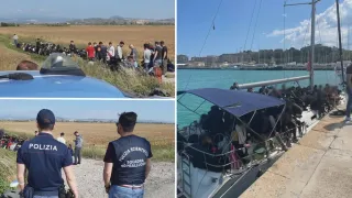 Nuovi sbarchi nel Crotonese: alcuni migranti trovati nelle campagne, altri soccorsi in mare