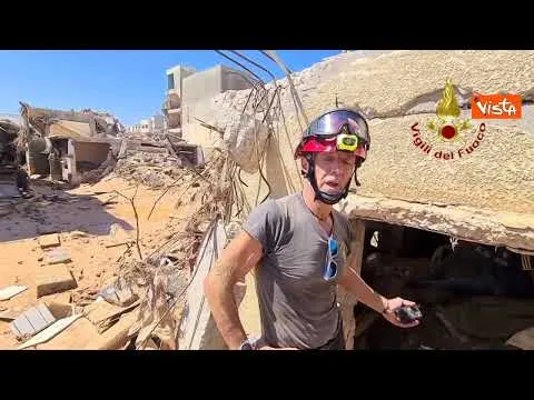 Vigili del fuoco in Libia, la testimonianza del caposquadra Simone Andreini