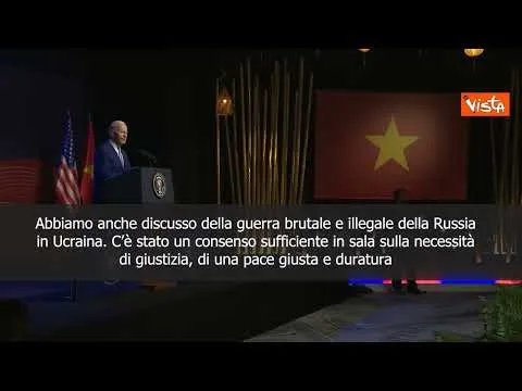 G20, Biden: Sufficiente consenso su necessità di giustizia e pace in Ucraina