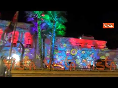 Festival di Sanremo, il Casinò si illumina con fiori e note musicali
