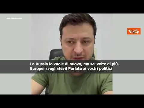 SOTTOTITOLI Attacco centrale Zaporizhazhia, Zelensky: "Europa svegliati, nessuno aveva osato tanto"