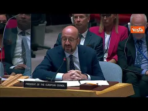 Michel parla all'Onu, l'Ambasciatore russo lascia sala. Il Presidente Ue: "Esce, ma io dico verità"
