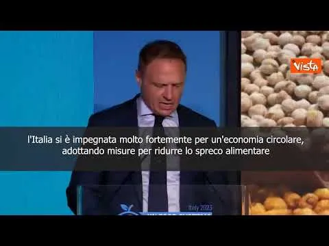 Lollobrigida: Italia impegnata con l'economia circolare per ridurre spreco alimentare