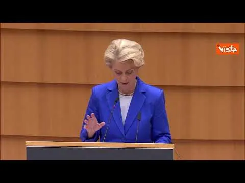 Von der Leyen: "Siamo pronti ad affrontare l'inverno, Putin ha fallito"