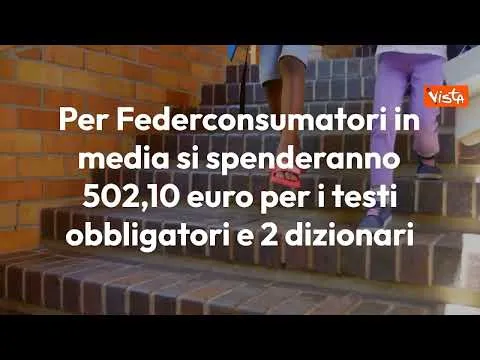 Nuovo anno scolastico, quanto si spende? - Infografica