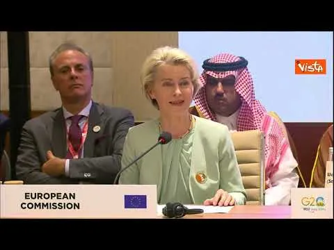 G20 India, Von der Leyen: Corridoio economico India- Medio Oriente- Europa è storico
