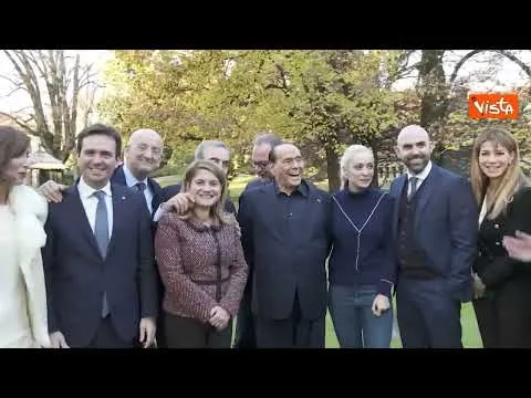 Vertice Forza Italia a Villa San Martino ad Arcore, le immagini