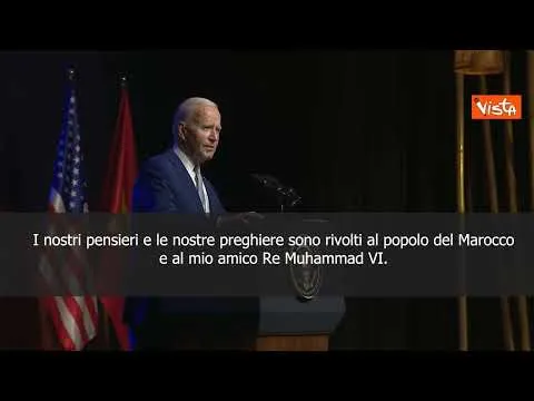 Biden: Preghiere per il Marocco colpito dal sisma, tristezza per la devastazione
