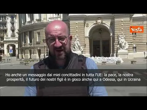 SOTTOTITOLI Michel in Ucraina: "Vi aiuteremo a costruire Paese più moderno"