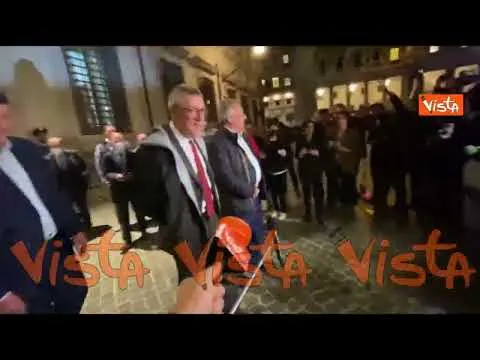 Landini scherza con giornalisti dopo incontro con Meloni: Siete unici che ci fanno fare passi avanti