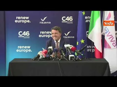 Renzi: "Mi candido al Parlamento europeo con il Centro"