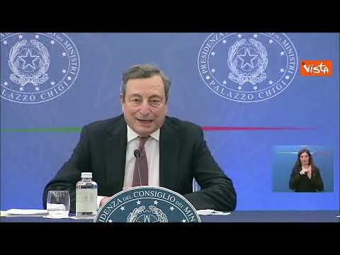 Draghi: "Anno da affrontare con realismo, prudenza, fiducia e unità"