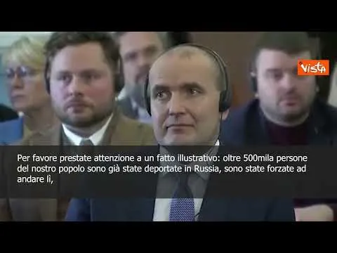 SOTTOTITOLI Zelensky: "500mila persone deportate dall'Ucraina in Russia"
