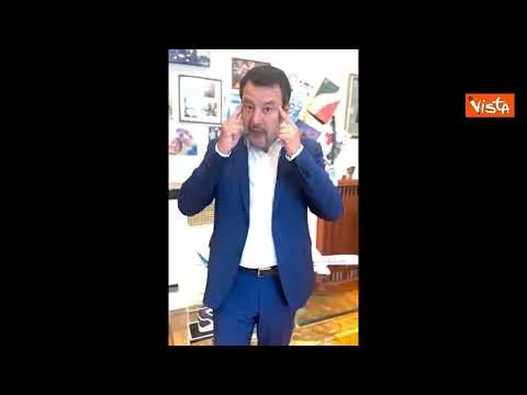 Salvini parla francese grazie all'intelligenza artificiale e invita tutti a Pontida