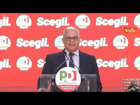 Gualtieri: "C'è chi promette Mario Draghi ma poi arrivano Salvini e Meloni"