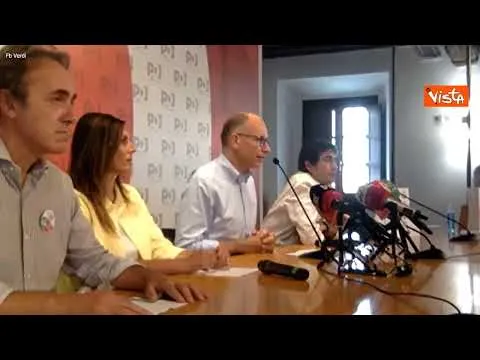 Letta: Rapporto tra Pd, Verdi e Si è di 80 a 20