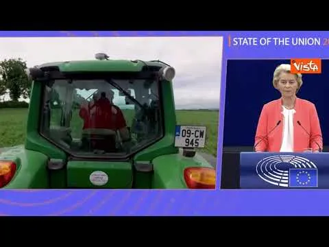 Von der Leyen: "Apprezzamento per agricoltori, lavorare insieme"