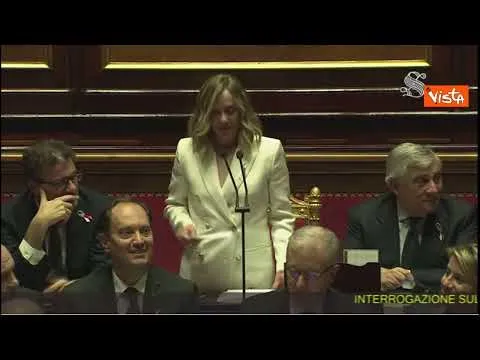 Non va il microfono, Meloni si sposta fra banchi dei Ministri al Question time al Senato