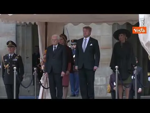 Italia-Olanda, Mattarella al Palazzo Reale di Amsterdam. Le immagini
