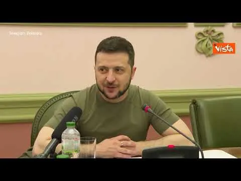 Zelensky incontra la presidente del Parlamento Ue Metsola