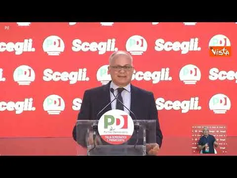 Gualtieri: "C'è un solo voto utile per battere la destra"