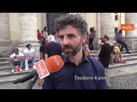 I funerali di Julianos Kattinis presso la Chiesa degli Artisti a Roma