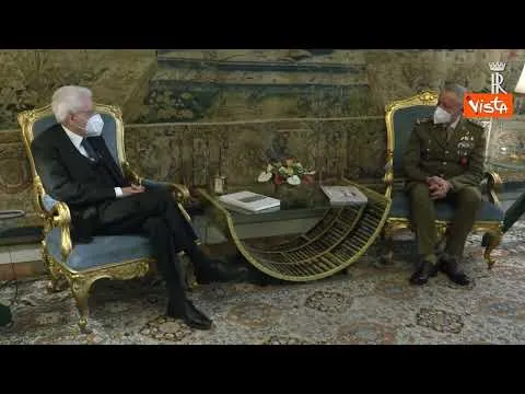 161 anni dell'Esercito Italiano, Mattarella incontra Capo di Stato Maggiore