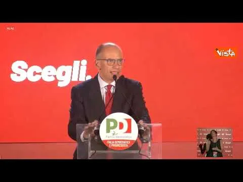 Letta: "Votare nostra lista unico modo per fermare destra"