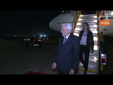 Mattarella arriva in Paraguay, le immagini