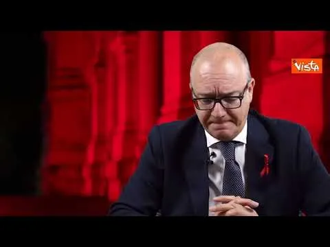 Valditara illumina il Ministero dell'Istruzione di rosso: "È il sangue della violenza sulle donne"