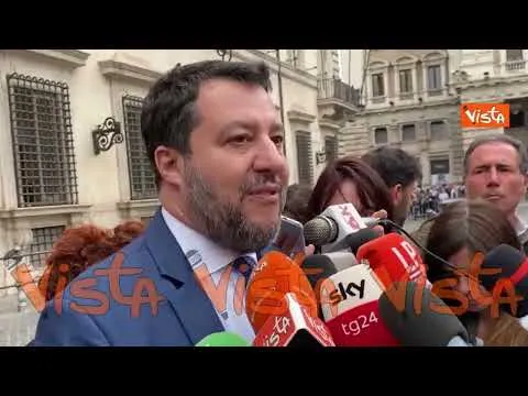 Salvini: "Con Draghi parlato di pace, spero sua missione in Usa serva a questo"