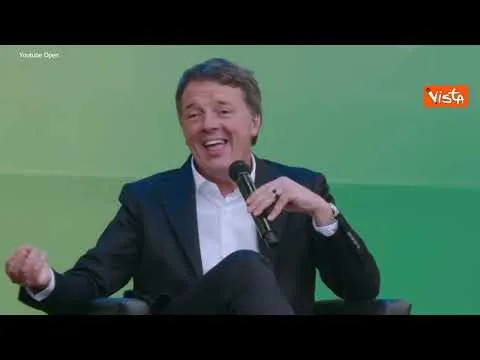 Renzi imita Berlusconi al Festival di Open a Parma