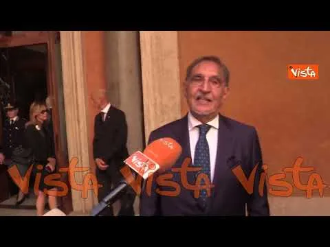 La Russa: "Un onore il fatto che Papa Francesco abbia reso omaggio a Napolitano e all'Italia"