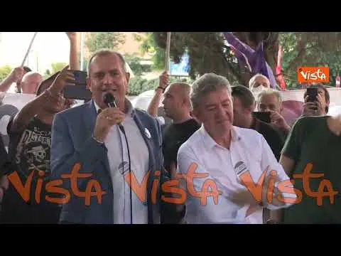 De Magistris: “Mélenchon venuto a sostenere Agenda Robin Hood, quella degli ultimi che lottano”