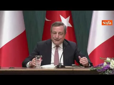 Draghi: "Onu, Turchia e Ucraina pronte a export sicuro del grano. Manca il sì di Mosca"