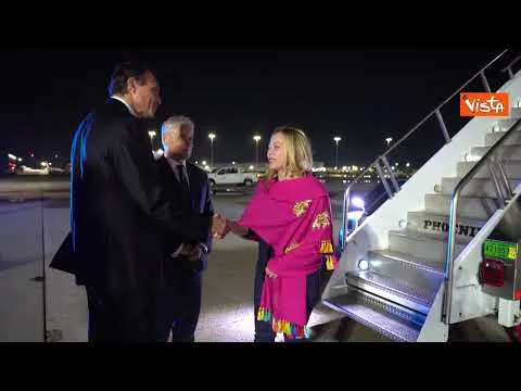 Meloni arriva a New York per l'Assemblea generale Onu