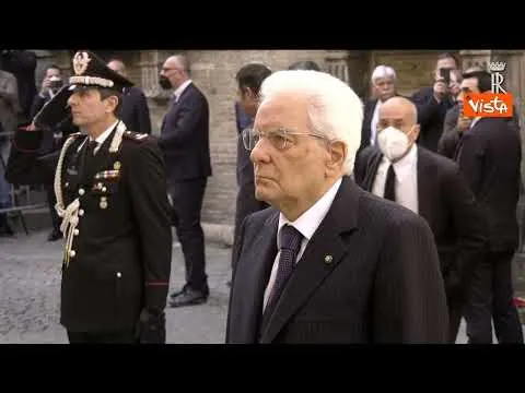 44esimo anniversario uccisione Aldo Moro, Mattarella depone corona alla lapide a Roma