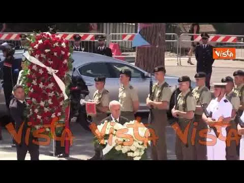 L'arrivo del feretro di Forlani alla Basilica dei Santi Pietro e Paolo per i funerali di Stato