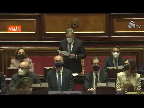 Draghi: "Invasione Ucraina segna la fine dell'illusione della pace"