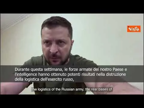 Zelensky: Esercito ucraino ha ottenuto importanti risultati questa settimana