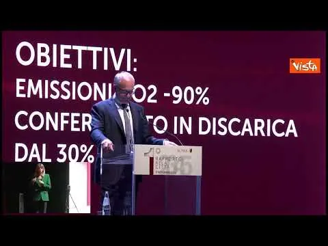 Gualtieri: "Entro 2023 cantiere per termovalorizzatore a Roma"