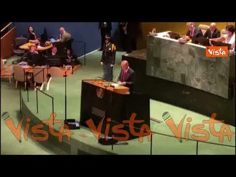 L'arrivo di Erdogan all'assemblea dell'Onu