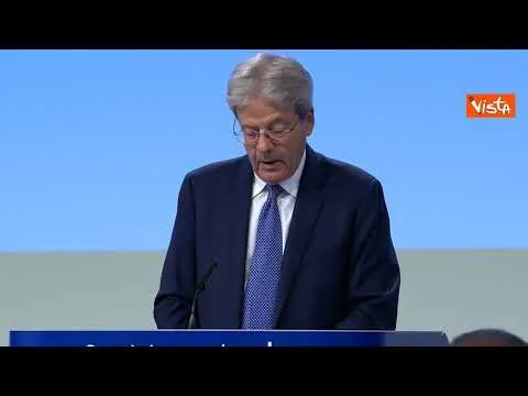 Gentiloni: Previsioni crescita nell'Ue riviste al ribasso per quest'anno e il prossimo