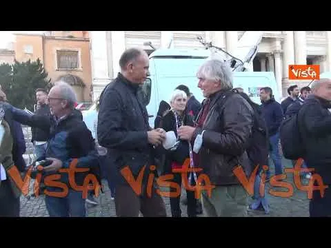 Letta alla manifestazione della pace di Roma