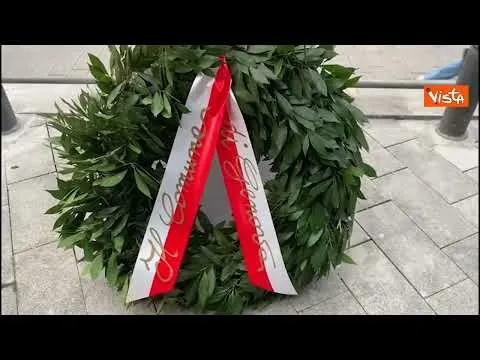 Anniversario crollo della Torre Piloti al Porto Antico di Genova, la cerimonia di commemorazione