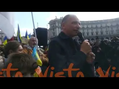 Letta a manifestazione per la pace: "Ucraina libera significa Europa libera"