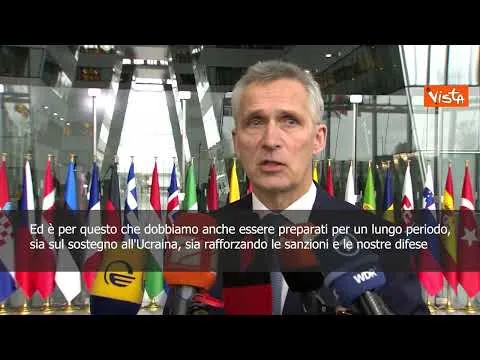 Ucraina, Stoltenberg: "Guerra può durare a lungo, rafforzare difese"
