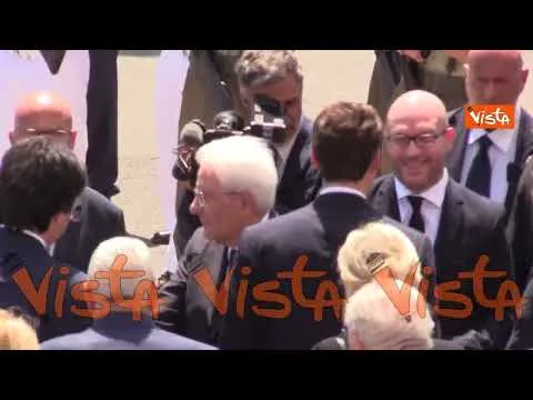 Il Presidente Mattarella ai funerali di Stato di Forlani alla Basilica dei Santi Pietro e Paolo