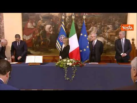Alberto Barachini giura da Sottosegretario alla Presidenza del Consiglio con delega all'Editoria