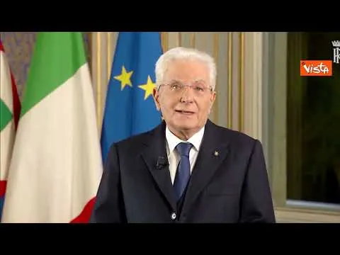 Mattarella, ultimo messaggio da Presidente in piedi